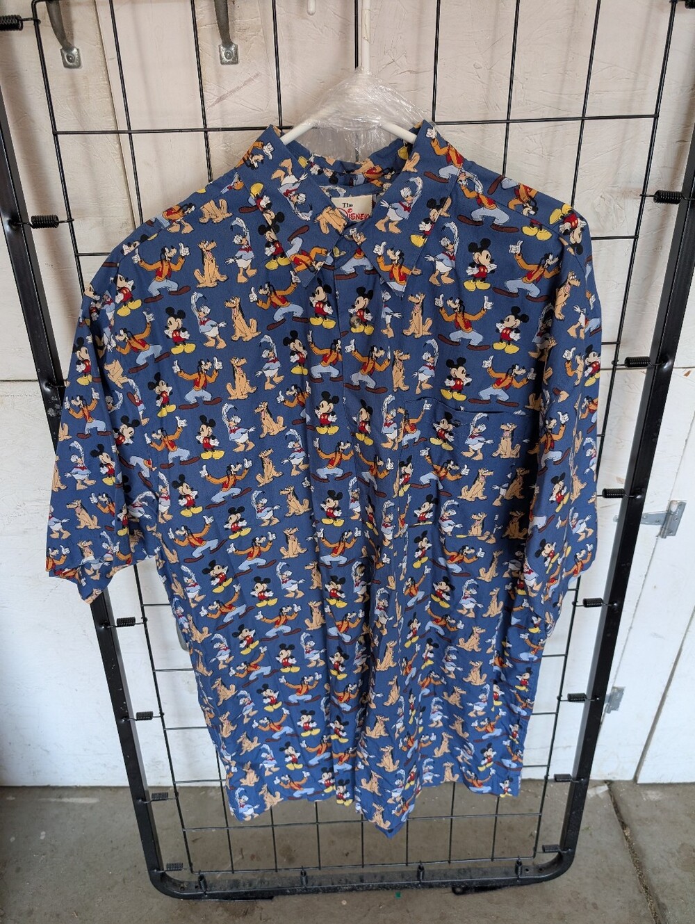 Vintage Large Disney Button Up Shirt